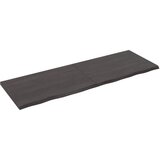 vidaXL Zidna polica tamnosiva 180x60x4 cm od obrađene hrastovine | shoptok.hr