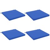  Jastučići za sjedalo od 4 dijela SOEST 4 kom. 100% poliester - Kraljevsko plava (polister) 60 x 60 x 5 cm 4 | shoptok.hr