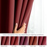 AmeliaHome curtain BLACKOUT color pink style classic silver eyelets type of material - textiles blackout 140x245 | shoptok.hr