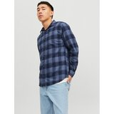 Jack & Jones Srajca 12236873 Modra Slim Fit | Shoptok.si