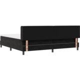 Box Spring Krevet s Madracem Crna 200x200 cm Baršun | shoptok.hr