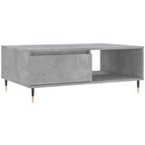 Maison Chic Klubska mizica - kavna mizica - Nizka mizica betonsko siva 90x60x35 cm inženirski les, (21753535) Cene