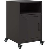 vidaXL Nočna omarica 2 kosa črna 36x39x59 cm jeklo | Shoptok.si