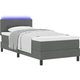  s opruga kutije Tamno siva 80 x 200 cm tkanina | shoptok.hr