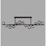 SCHÖNER WOHNEN 14505-18 - led luster na šipci dubai 13xG9/3W/230V crna/dimljena | Eponuda.com
