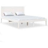 Furnova Posteljni okvir brez vzmetnice bel 140x190 cm trdna borovina, (21934839) | Shoptok.si