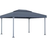 vidaXL paviljon 400x300 cm antraciten aluminij | Shoptok.si
