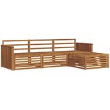  Set vanjskih sofa 4 kom. Prirodna Čvrsto drvo akacije | shoptok.hr