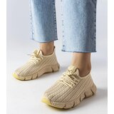 Gemre Light beige Élodie sporty sneakers | Shoptok.si
