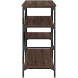  Pekarski stalak smeđe boje hrasta 90x40x84 cm od drva i metala | shoptok.hr