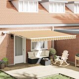  Povlačivi tende Šareni 400 × 300 cm Tkanina i Aluminij Cijene