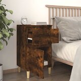  Noćni ormarići 2 kom boja dimljenog hrasta 40x35x70 cm | shoptok.hr