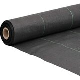vidaXL Membrana proti plevelu črna 1x100 m PP | Shoptok.si