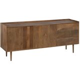 Ixia Niska komoda od masivnog manga u prirodnoj boji 174x75 cm Apricot – Cijene