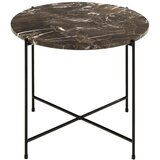 Actona Okrogla stranska mizica z marmorno mizno ploščo ø 52 cm Avila – | Shoptok.si