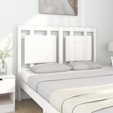  Uzglavlje za krevet bijelo 125,5x4x100 cm od masivne borovine | Eponuda.ba