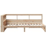  Knjižna postelja brez ležišča 90x200 cm trdna borovina | Shoptok.si