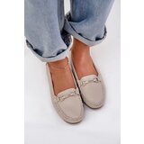 S. BARSKI Flat Leather Moccasins With Decoration S.Barski | Shoptok.si