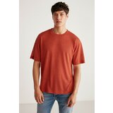 GRIMELANGE T-Shirt - Burgundy - Regular fit Cene
