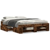 vidaXL Okvir kreveta boja hrasta 120x200 cm od konstruiranog drva | shoptok.hr