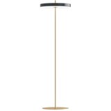 UMAGE Antracitno siva LED stojeća svjetiljka s mogućnosti zatamnjivanja s metalnim sjenilom (visina 151 cm) Asteria Floor – | shoptok.hr