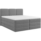 MID.YOU POSTELJA BOXSPRING 160 cm x 200 cm , les, tekstil, leseni material antracit | Shoptok.si