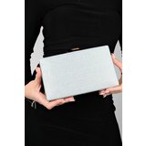 LuviShoes Silver Silvery Women Evening Bag Cene