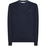 Sun68 muŠki dŽemper round neck solid navy blue | ePonuda.com