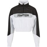 Starter Black Label Women's Starter Colorblock Pull Over Jacket Black/White | Shoptok.si