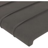  Posteljni okvir z vzglavjem temno siv 140x190 cm žamet, (20794949) | Shoptok.si