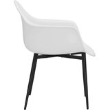 vidaXL Jedilni stoli 4 kosi bele barve PP | Shoptok.si