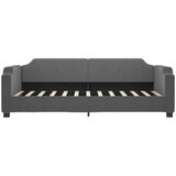 vidaXL Raztegljiva postelja temno siva 90x190 cm blago | Shoptok.si