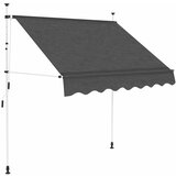 vidaXL Ročno zložljiva tenda 150 cm antracitna Cene