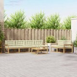  Set vanjskih sofa 6 kom. Bijela i krem | shoptok.hr