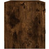 TV omarica s steklenimi vrati dimljeni hrast 102x37x42 cm | Shoptok.si