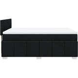  Krevet s oprugama i madracem crni 140x200 cm od tkanine | shoptok.hr