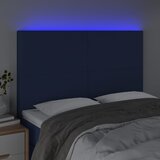  LED uzglavlje plavo 144x5x118/128 cm od tkanine | shoptok.hr