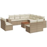  12-dijelni set vrtnih sofa od poliratana s jastucima bež | shoptok.hr