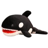 Plišana igračka Orka 30 cm - crna | Shoptok.si
