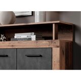 MID.YOU komoda, antracit, stari hrast | Shoptok.si