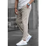 Madmext Men's Beige Relaxed Trousers 6510