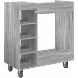 Golf ormar s kotačem Jednobojno Siva Sonoma 90 x 45 x 98 cm | Eponuda.ba