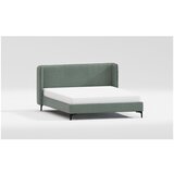 Ropez Zelena oblazinjena postelja z letvenim dnom 90x200 cm Basti – | Shoptok.si