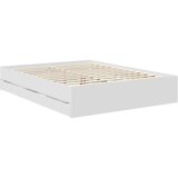  Krevetna konstrukcija Bijelo 150 x 200 cm Inženjersko Drvo | shoptok.hr