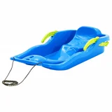 vidaXL Sanjke s kočnicama plave 87 x 40 x 18 cm od polipropilena