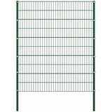  Ogradni panel sa stupovima od željeza 1212 x 200 cm zelene boje | Eponuda.com
