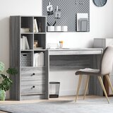 vidaXL stol s pohranom sivi sonoma inženjerska drvena konstrukcija | shoptok.hr