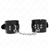 Kink Okovi Za Zapestje Black With Black Belt | Shoptok.si