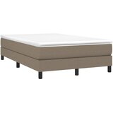  Krevet s oprugama i madracem smeđesivi 120 x 190 cm od tkanine | shoptok.hr