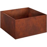  Vrtna saksija 2 kom. Rđa 60 x 60 x 30 cm Otporni čelik | shoptok.hr